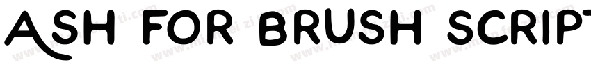Ash for Brush Script字体转换